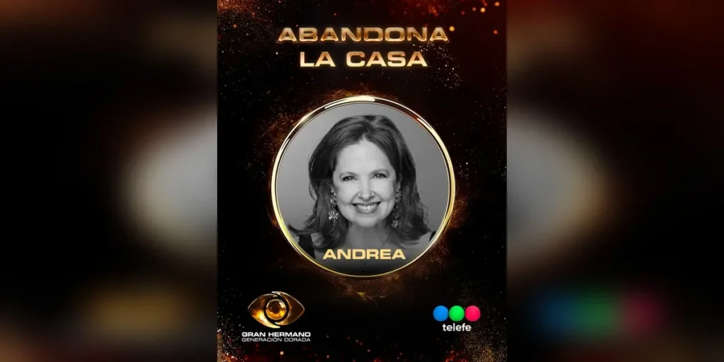 Andrea del Boca abandona Gran Hermano