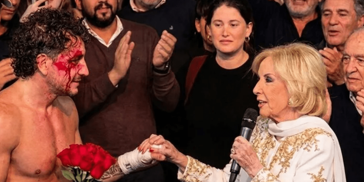 Mirtha Legrand llegó al Teatro Lola Membrives para ver Rocky