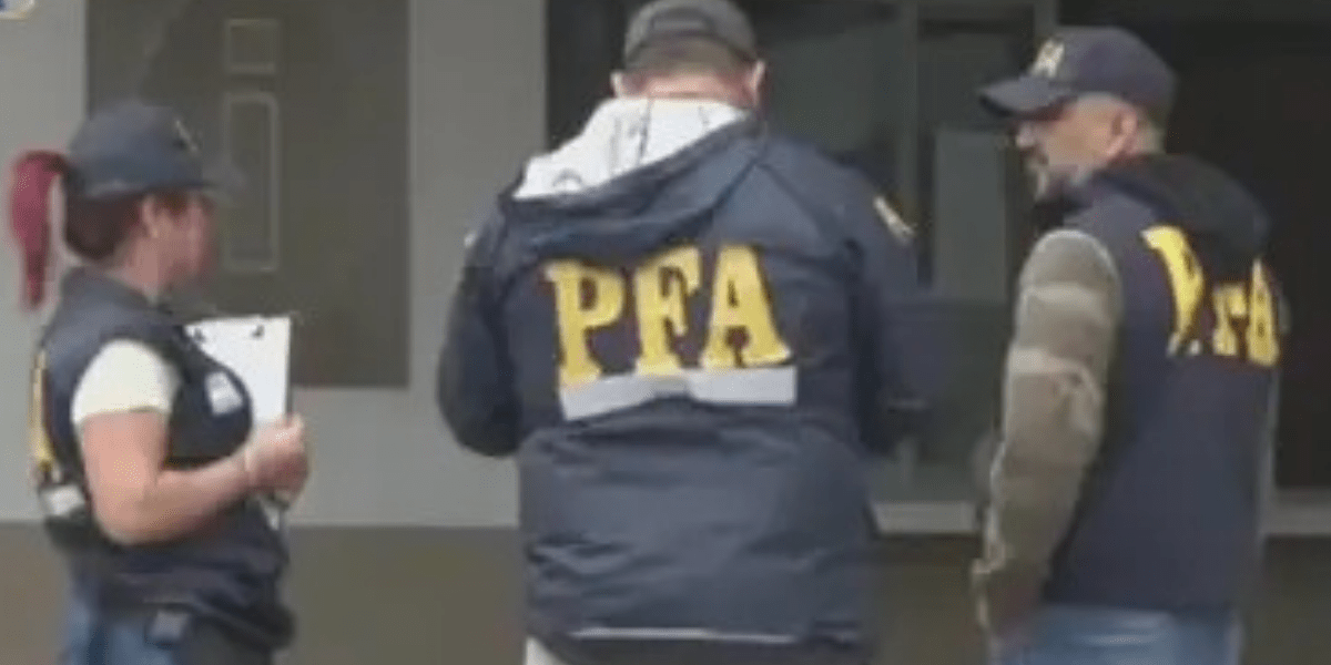 Así llegó la policía a los estudios de Telefe