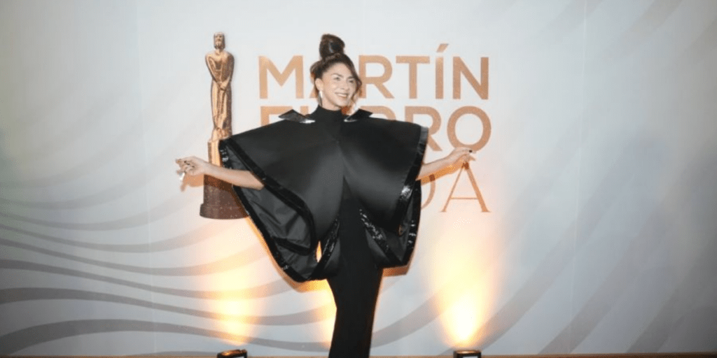 Romina Gaetani en los Martín Fierro de la Moda 2026