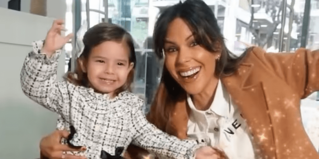 Barby Franco con su hija, Sarah