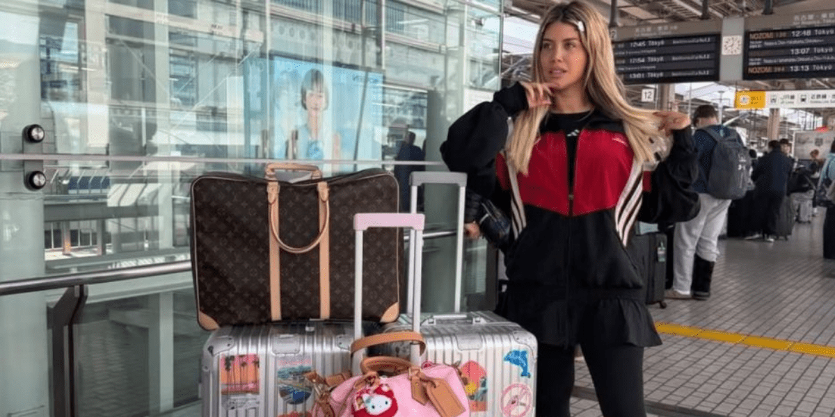 Wanda Nara volvió con 18 valijas Wanda Nara