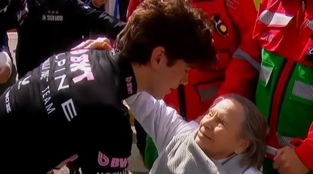 “Cerquita de su casa”: el conmovedor abrazo de Franco Colapinto con su abuela antes de su histórica exhibición