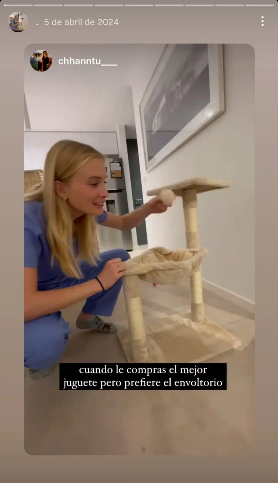 El video que Fini Lanusse conseva de su amiga Tati Leclercq