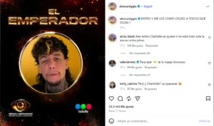La publicación de Alex Caniggia que sembró el rumor de que entraría a Gran Hermano