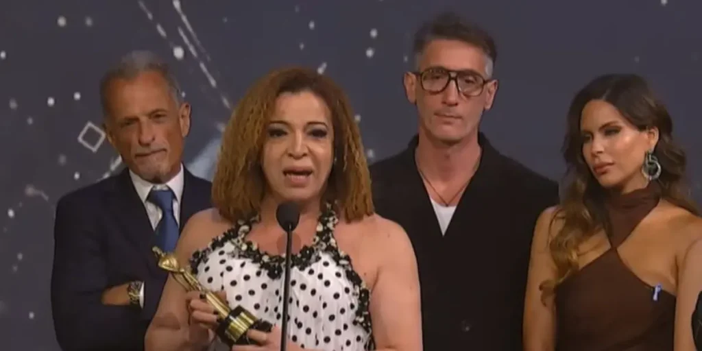 Lizy Tagliani en los Martín Fierro 2026