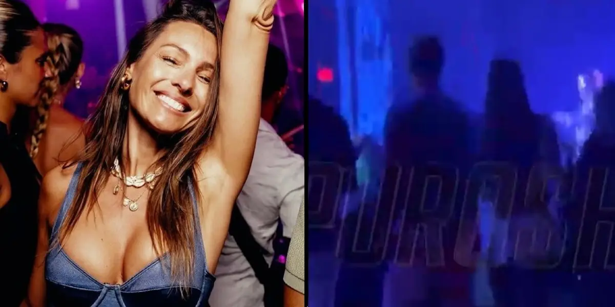 Pampita en el boliche