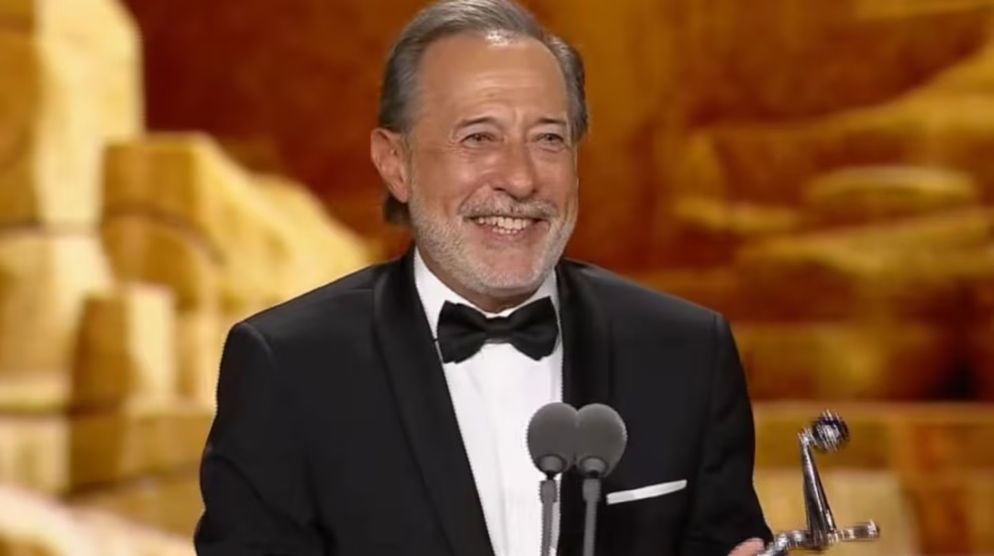 Guillermo Francella fue distinguido este sábado con el Premio Platino de Honor a la trayectoria