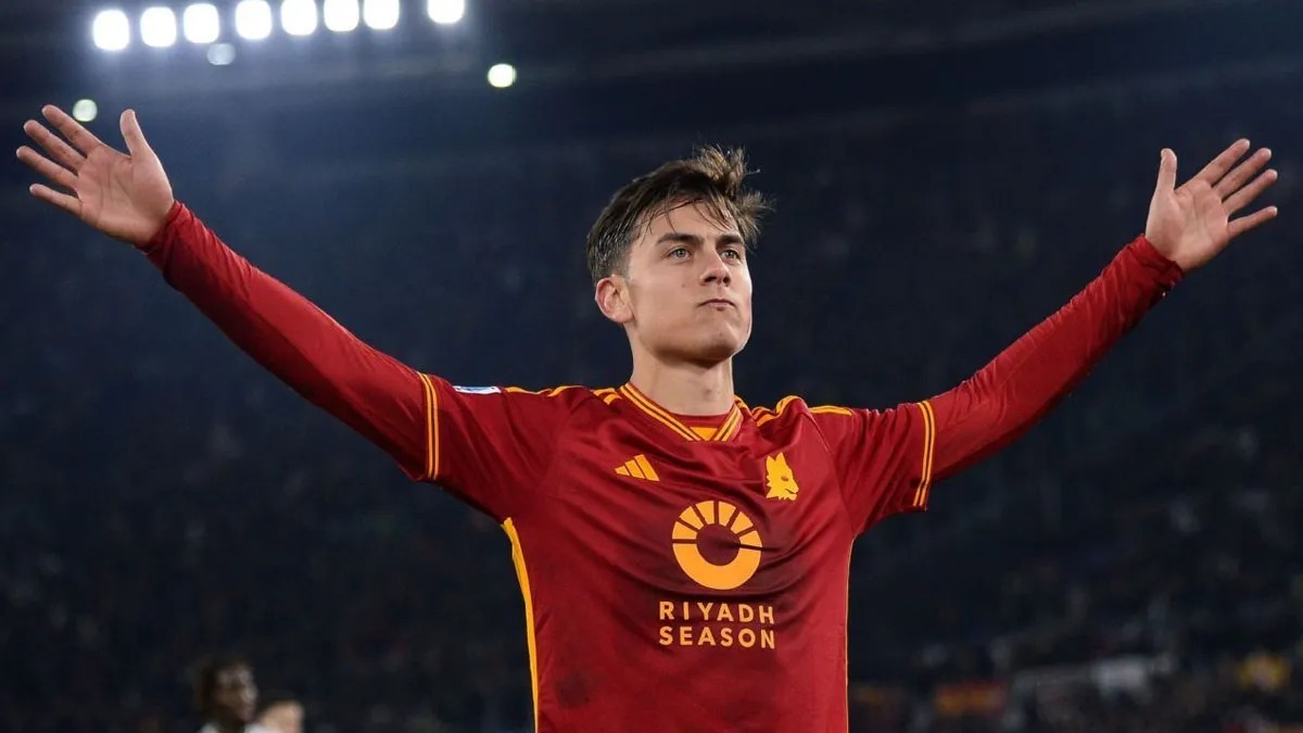 Paulo Dybala en la As Roma