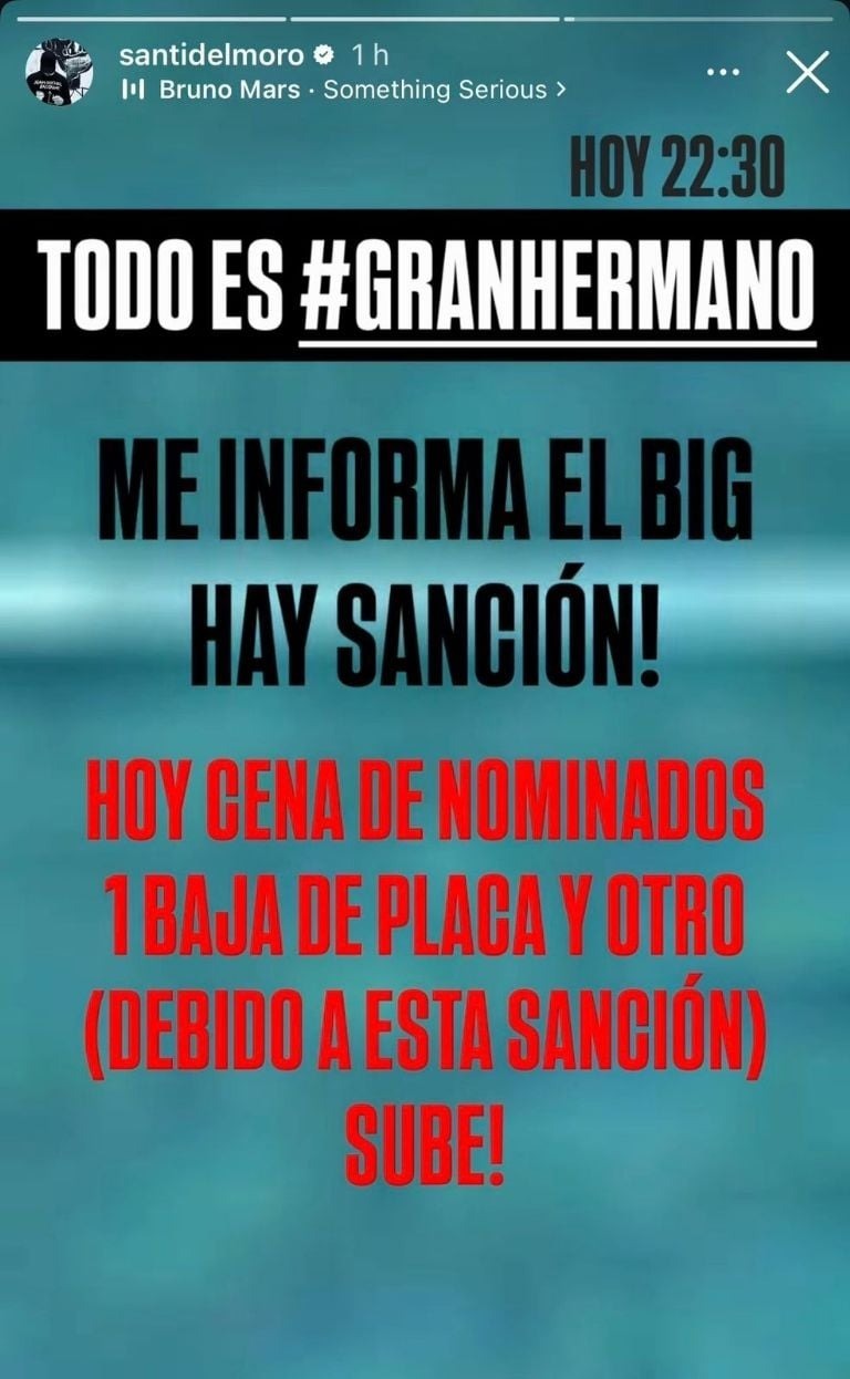 Comunicado de Gran Hermano