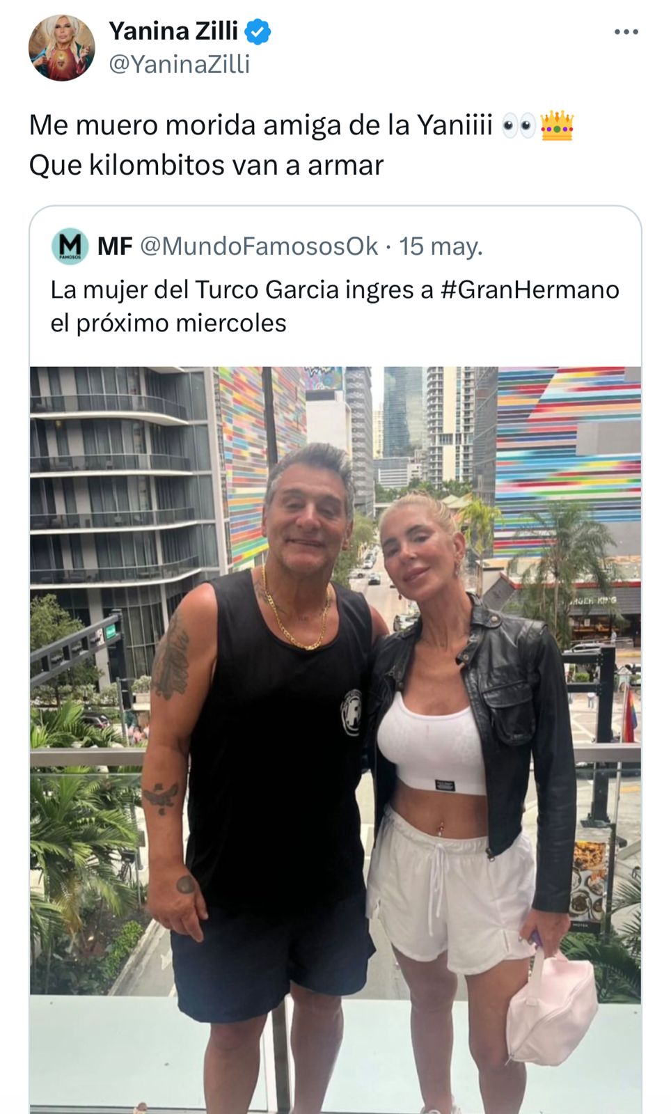 La familia de Zilli reaccionó al supuesto ingreso de Mariela Prieto, pareja del Turco García