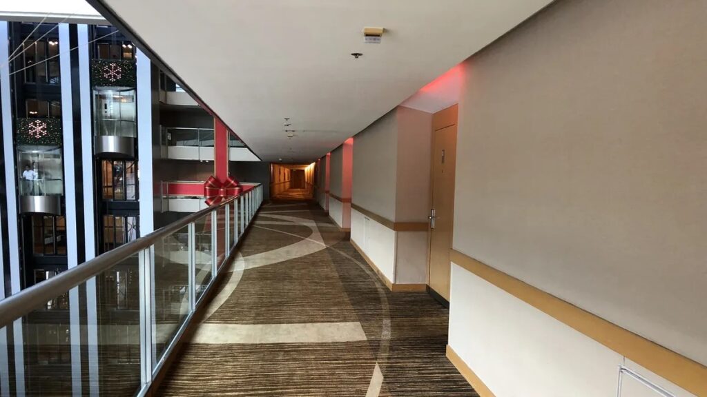 Pasillos del Hotel Hilton