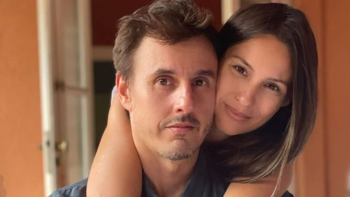 Roberto García Moritán con Pampita