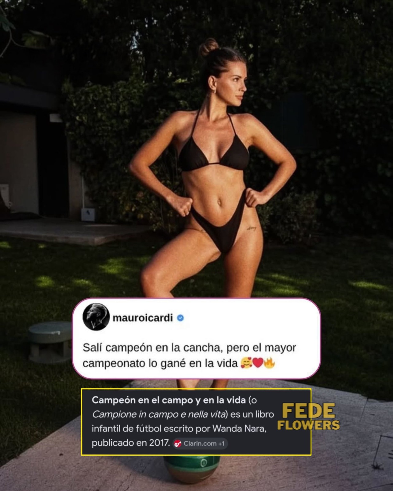 La dedicatoria de Mauro Icardi a la China Suárez