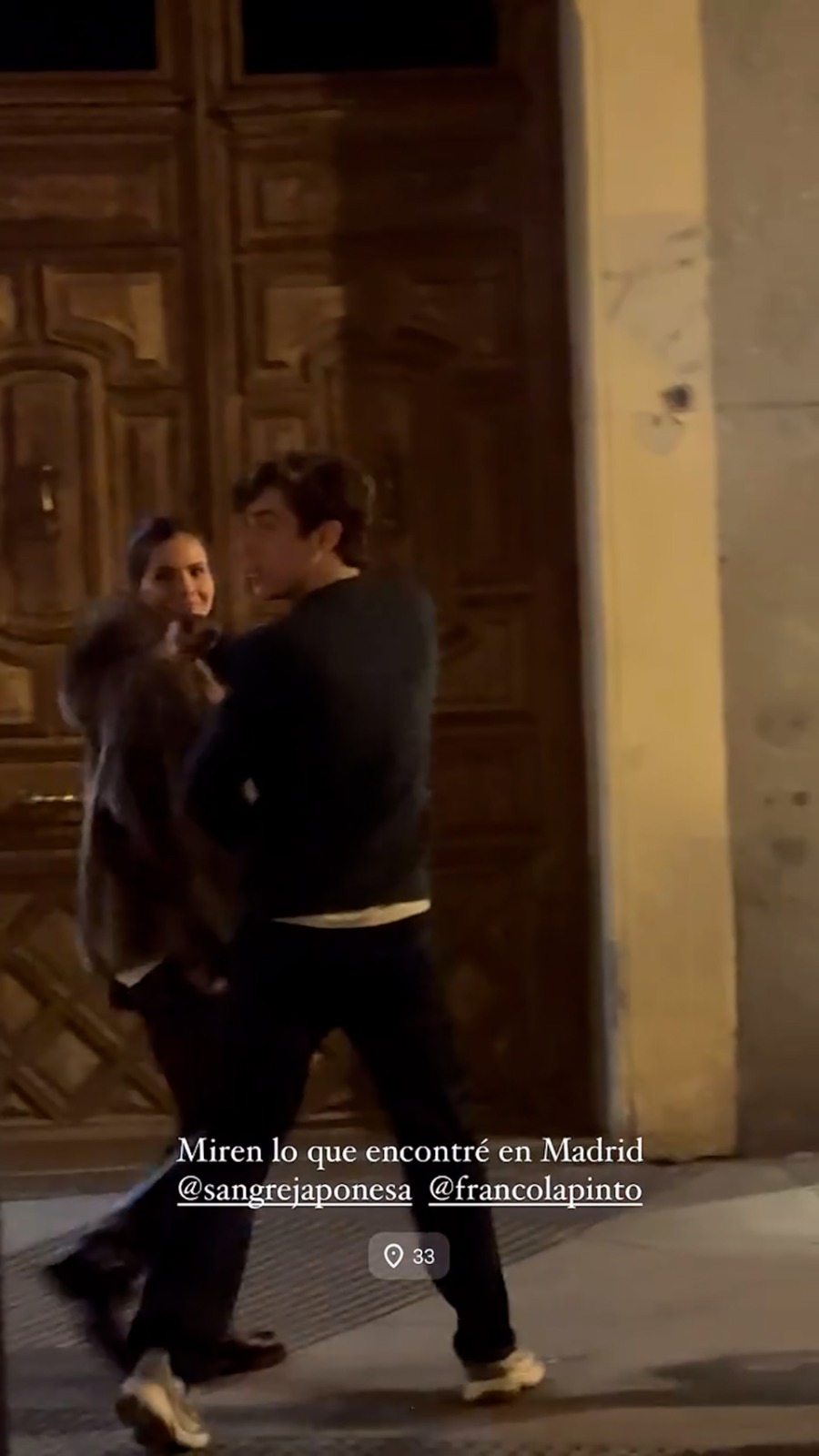 La China Suárez y Franco Colapinto juntos en Madrid 