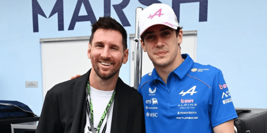 Messi con Franco Colapinto