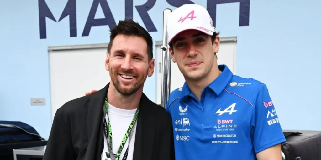 Messi con Franco Colapinto