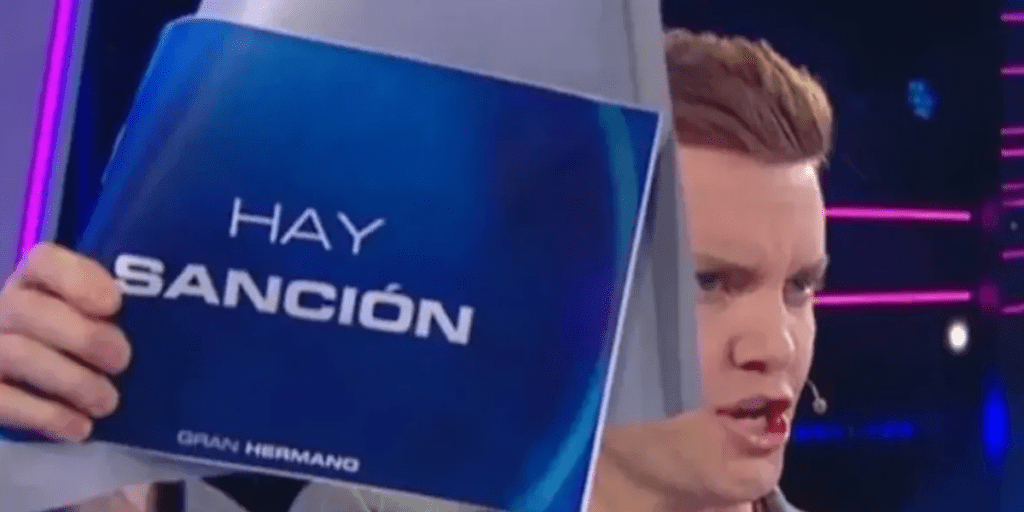 Sanción en Gran Hermano