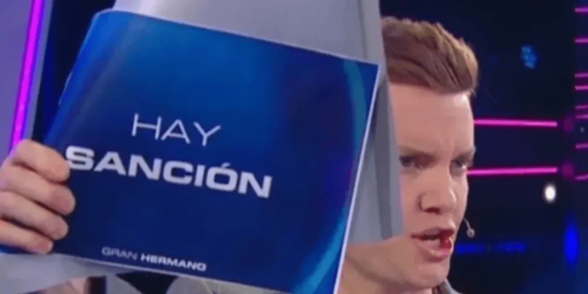 Sanción en Gran Hermano