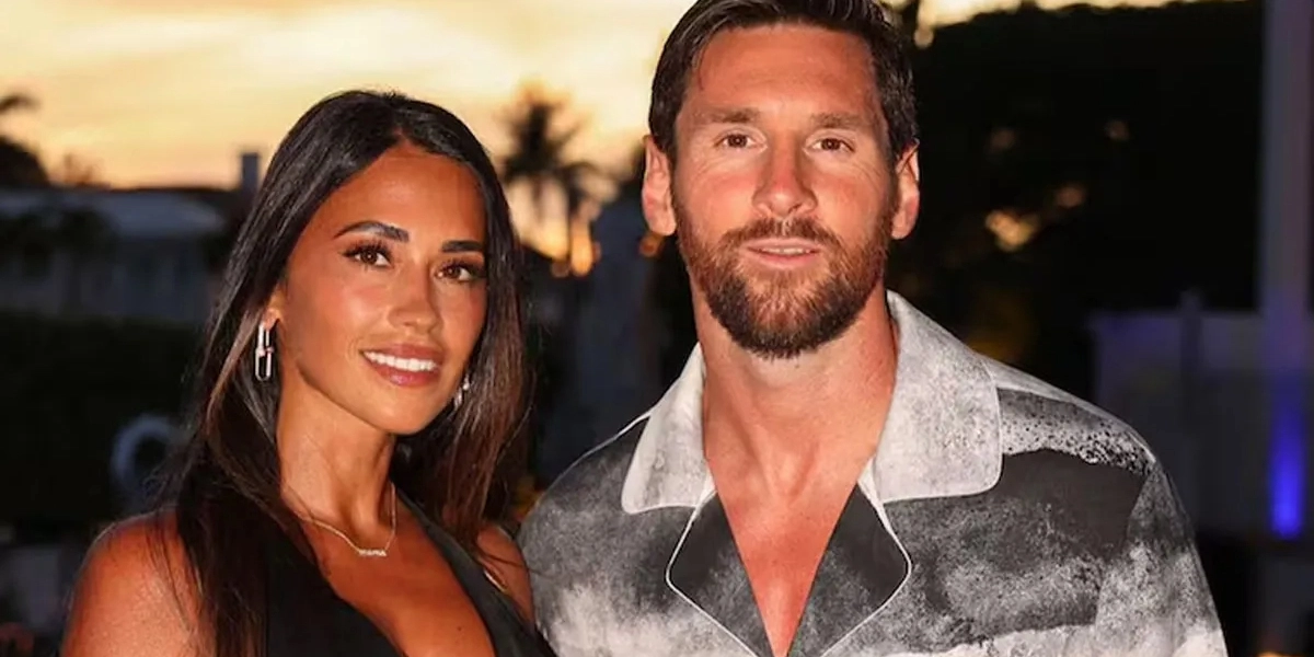 Antonela Roccuzzo y Lionel Messi