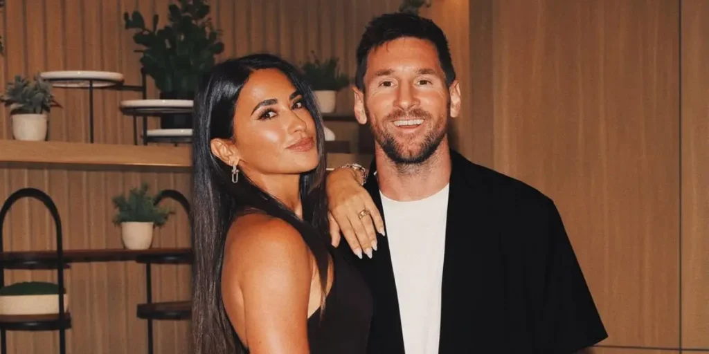 Antonela Roccuzzo y Lionel Messi