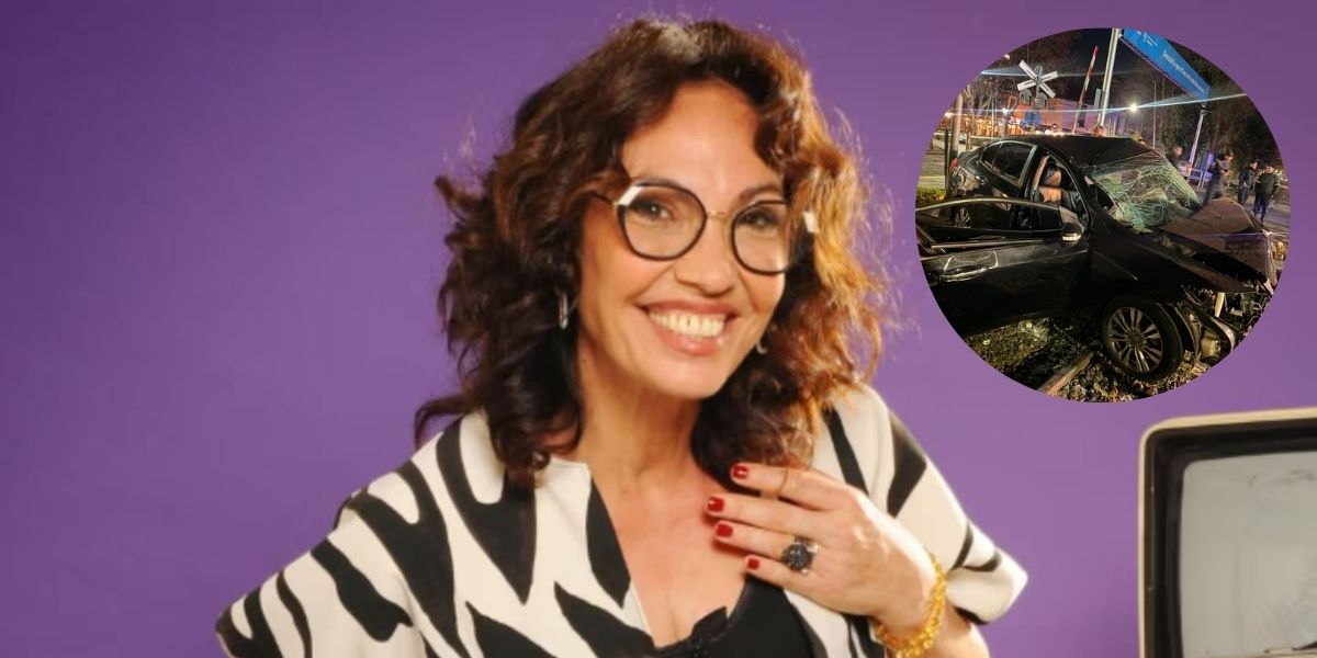 Ernestina Pais y el auto que manejaba al momento del accidente