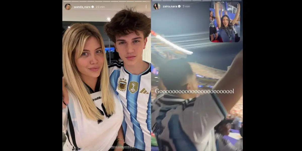 Los festejos de Wanda y Zaira Nara