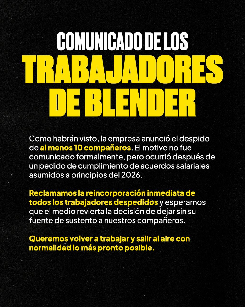 Trabajadores Blender