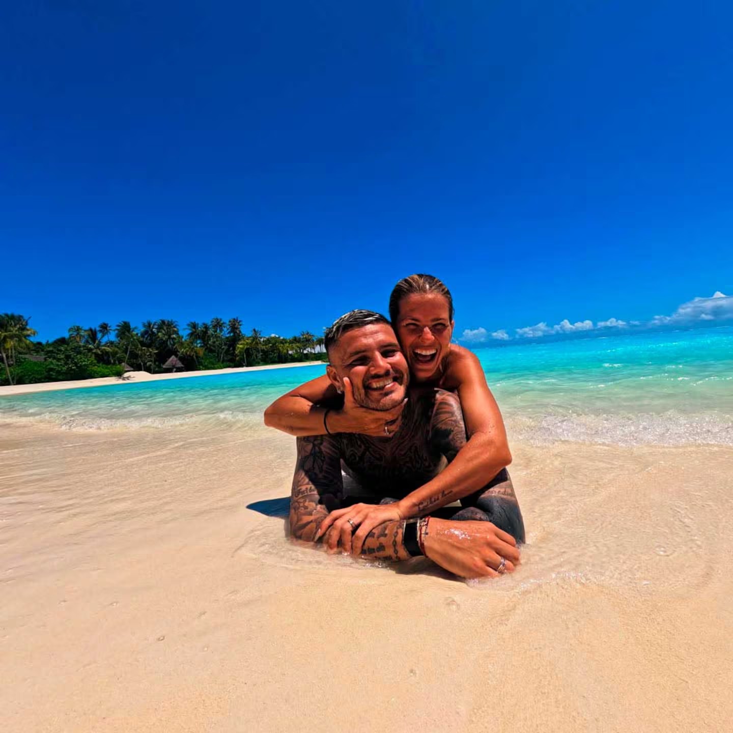 Mauro Icardi y la China Suárez presumieron sus románticas vacaciones
