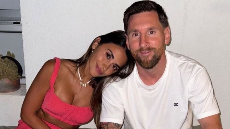 Antonela Roccuzzo y Messi
