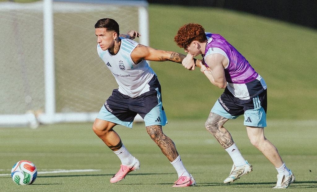Entrenamientos de la selección argentina