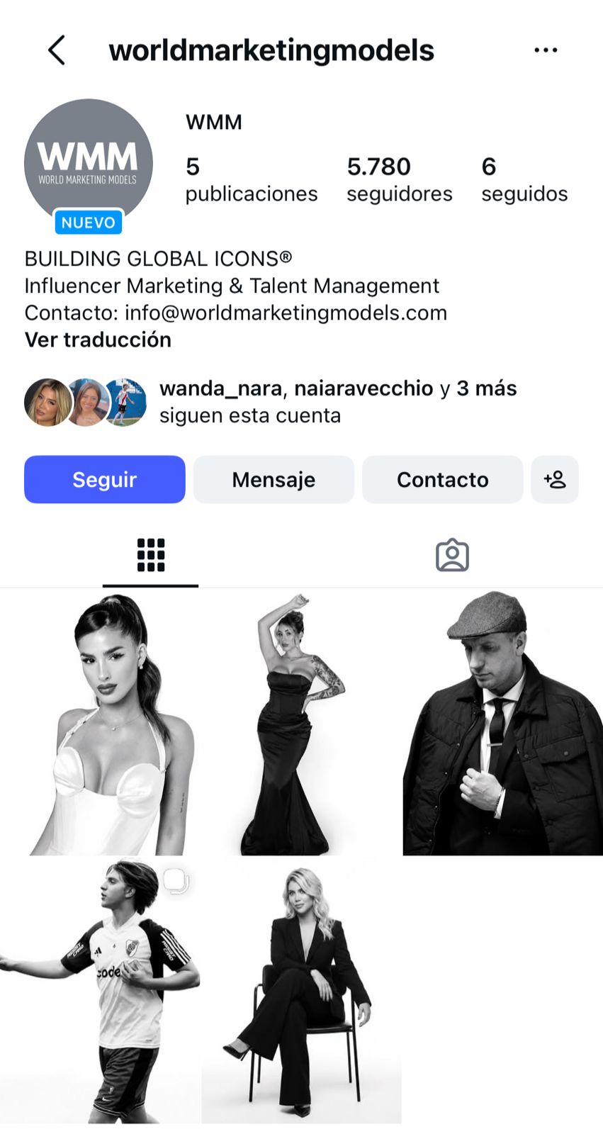La agencia de Wanda Nara y Maxi López
