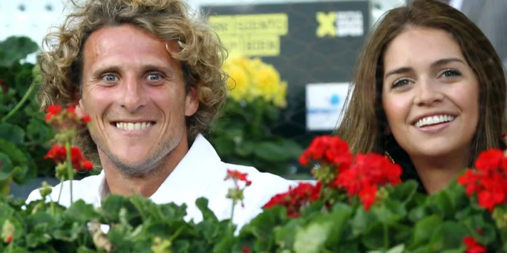 Zaira Nara y Diego Forlán