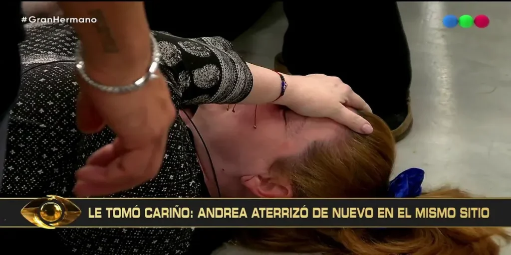 Acusaron a Andrea del Boca de fingir su caída en Gran Hermano: el video más escandaloso