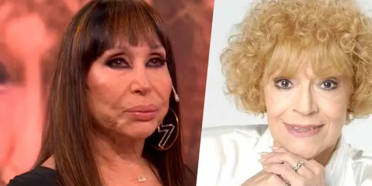 Moria Casán presintió la muerte de María Rosa Fugazot y se quebró en vivo