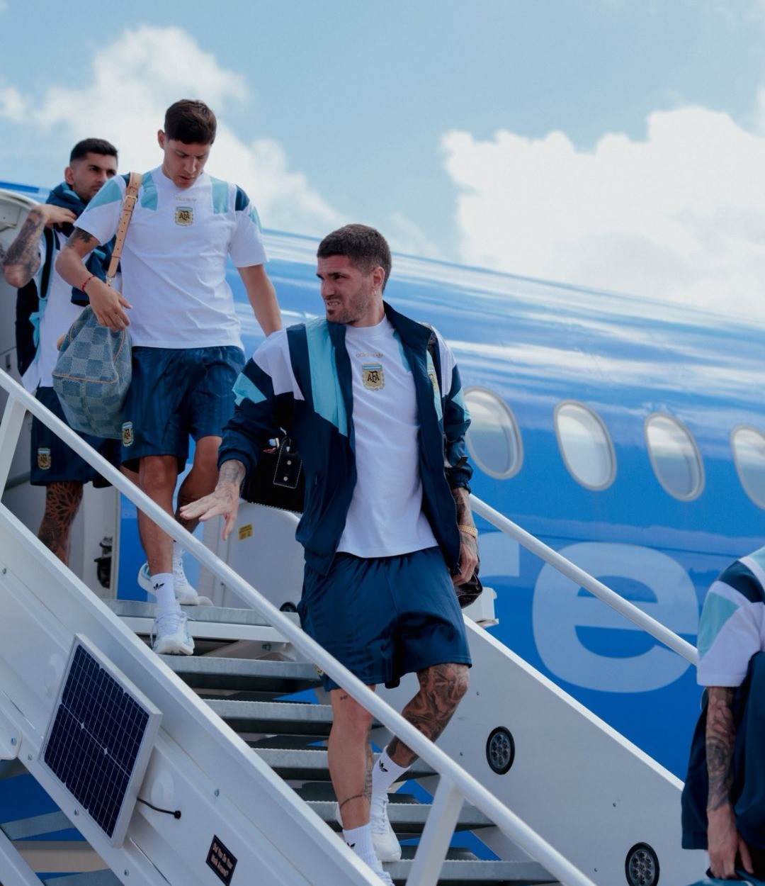 La selección argentina llegó a Dallas