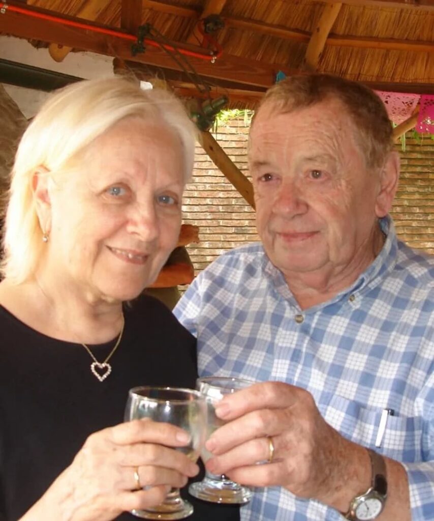 Ana María Castro y su esposo Nicolás Del Boca
