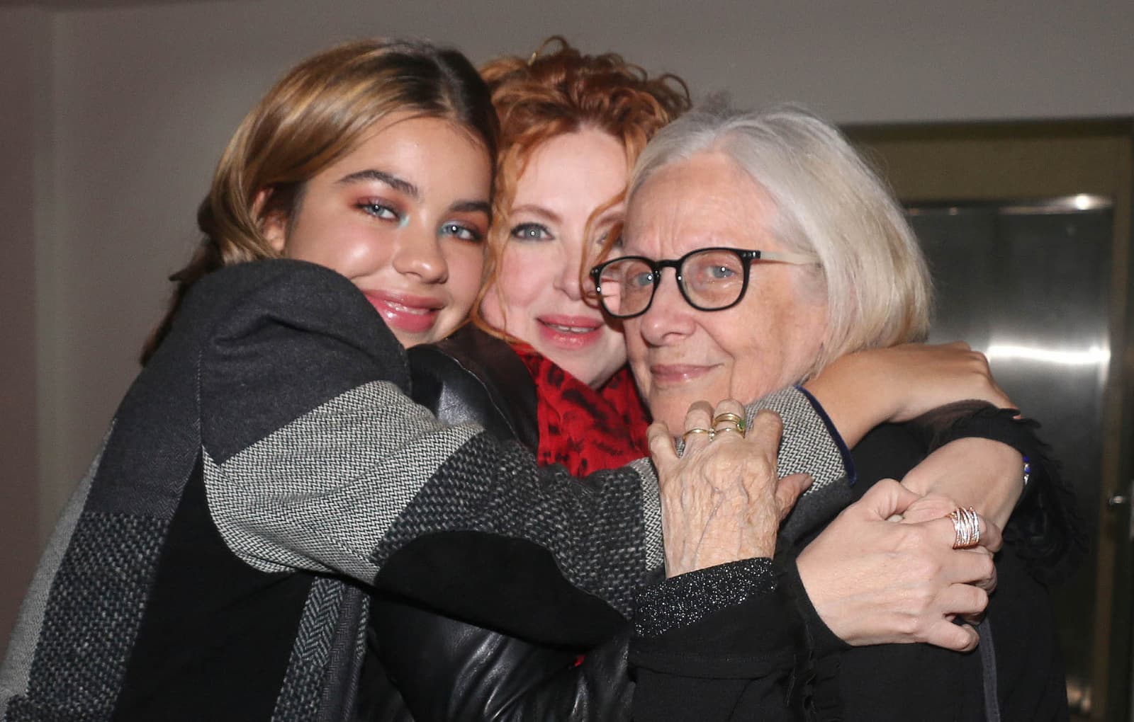 Anna Chiara, Andrea del Boca y Ana María Castro