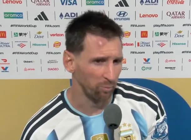 El chichón de Lionel Messi