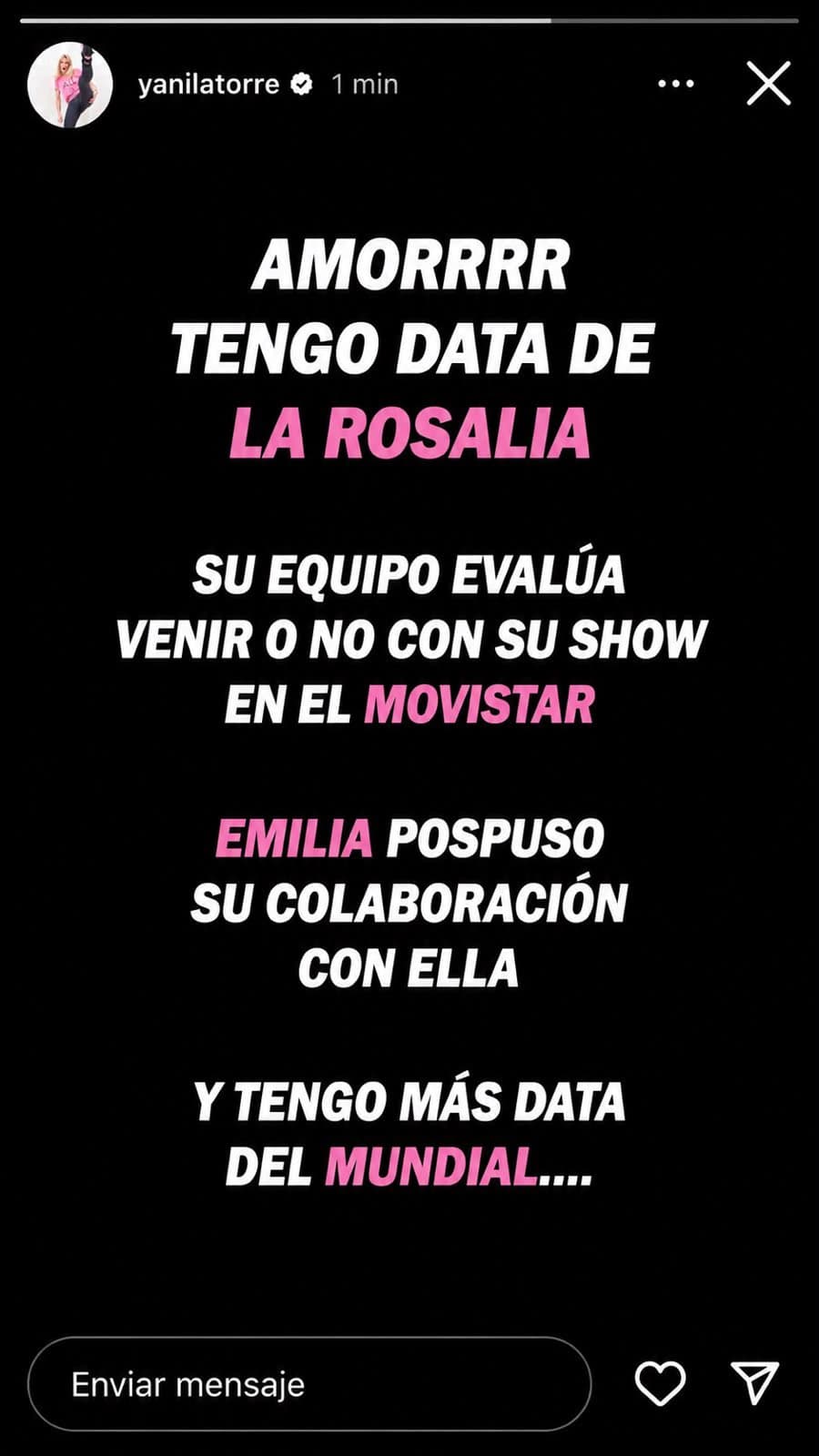 El dato de Yanina Latorre sobre Rosalía