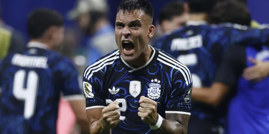 Gol Lautaro Martínez a los ingleses