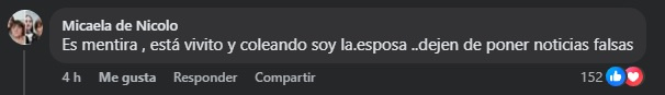 La esposa de Daniel Frasca