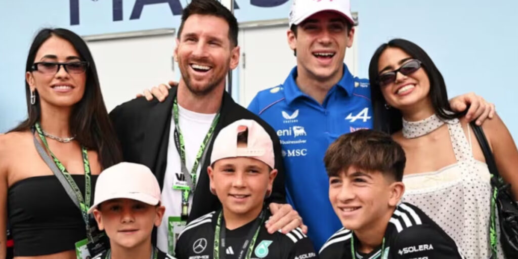 Messi y Colapinto en Miami