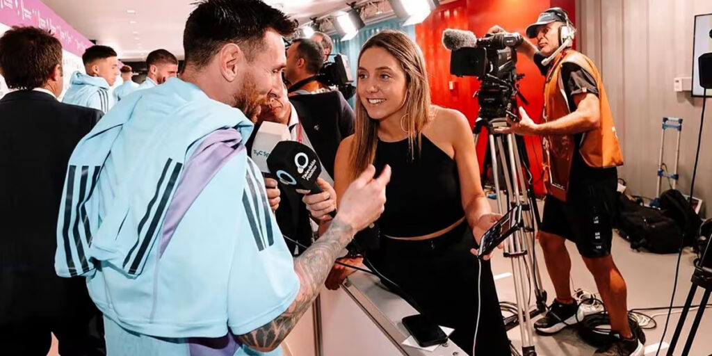 Messi y Sofi Martínez