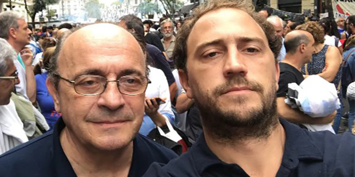 Leopoldo Moreau y su hijo Leopi