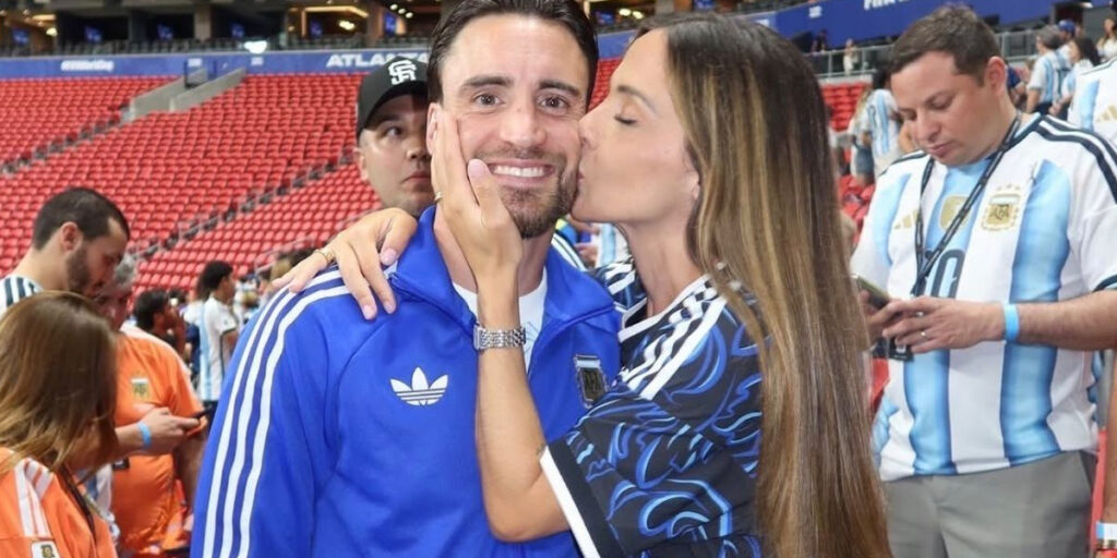 Nicolás Tagliafico y Caro Calvagni