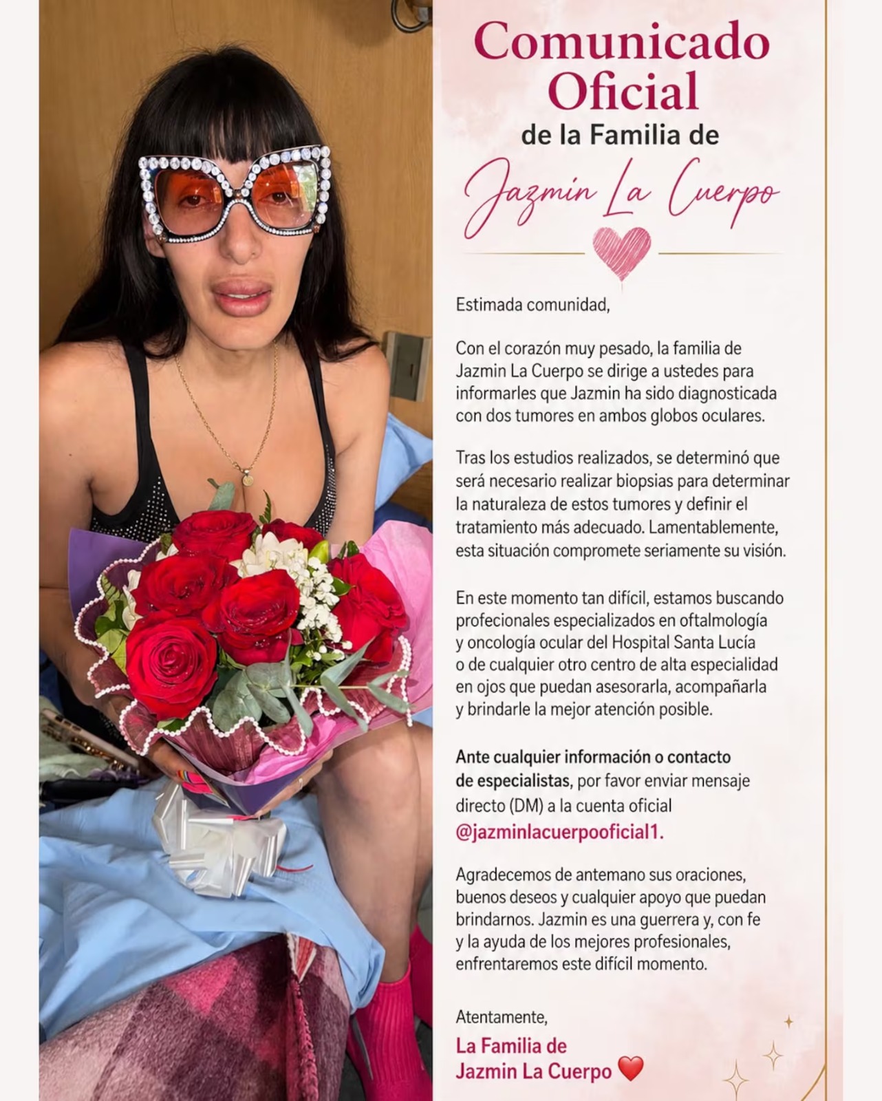 Comunicado de la familia de La Cuerpo