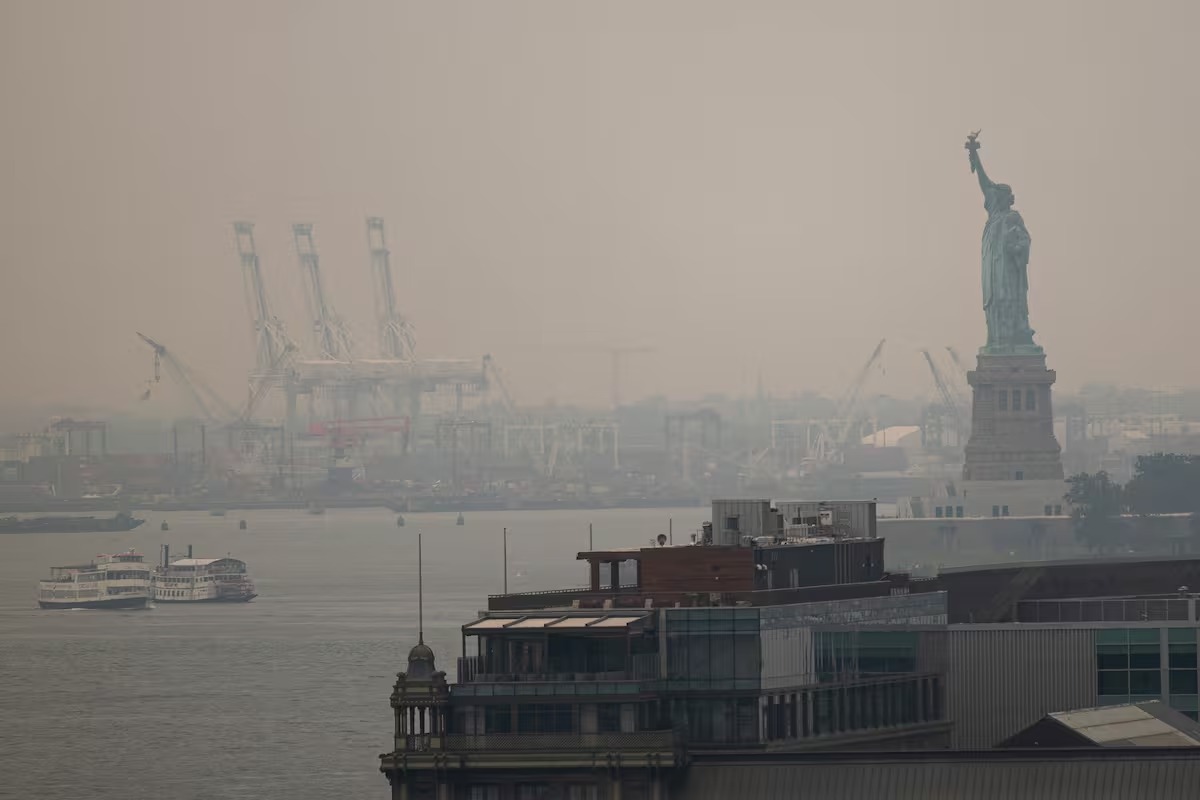 El humo de Canadá llegó a Nueva York
