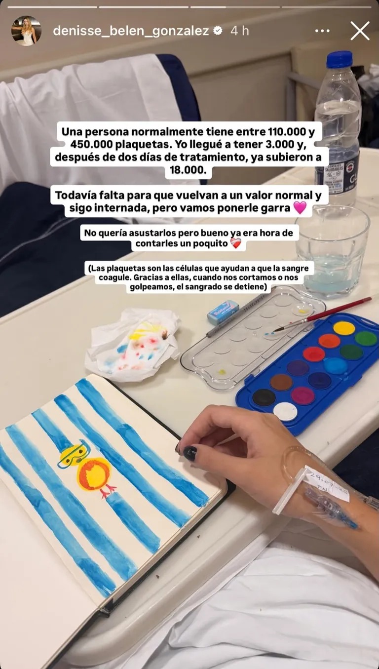 Denisse González contó cómo es el tratamiento que está haciendo