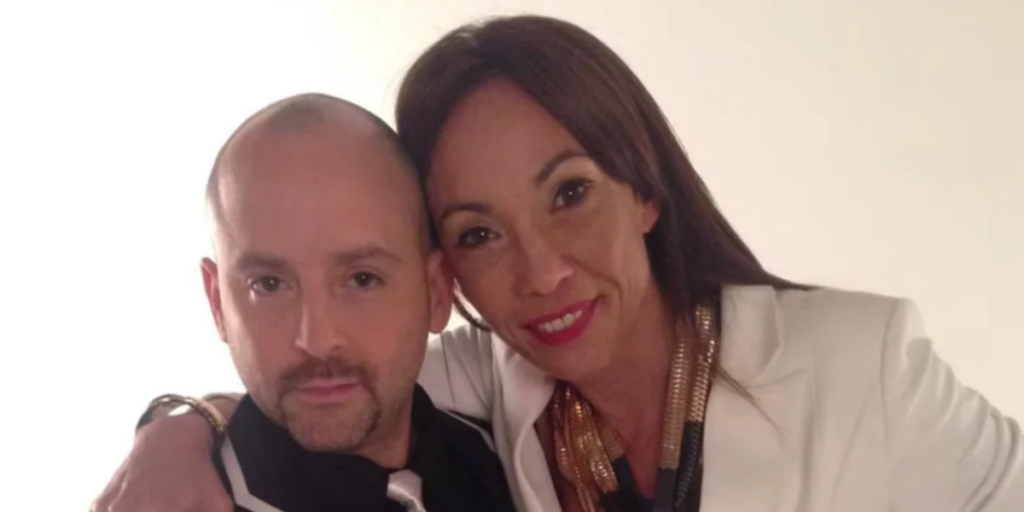 José María Muscari con Ernestina Pais